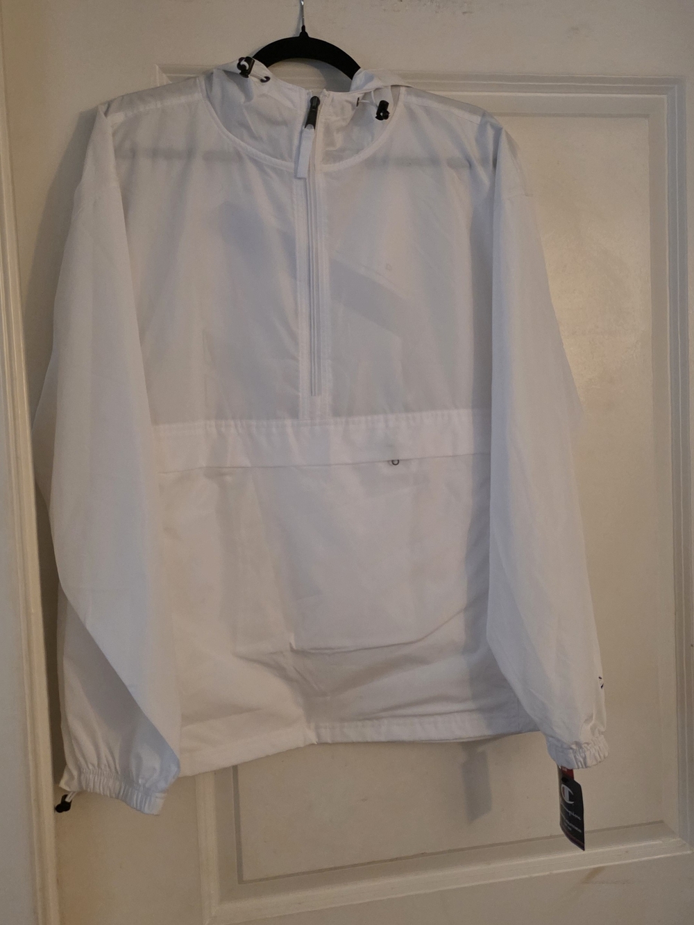 Men's Disney + Champion White Hooded Anorak Jacket - Champion